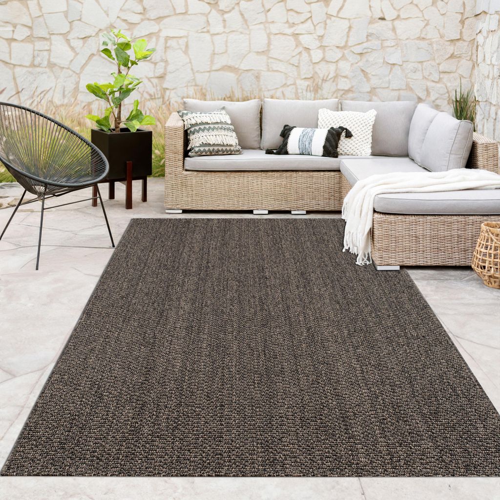 Outdoor Indoor Loop Teppich Wetterfest Terrasse Küche Natur Produktbild 