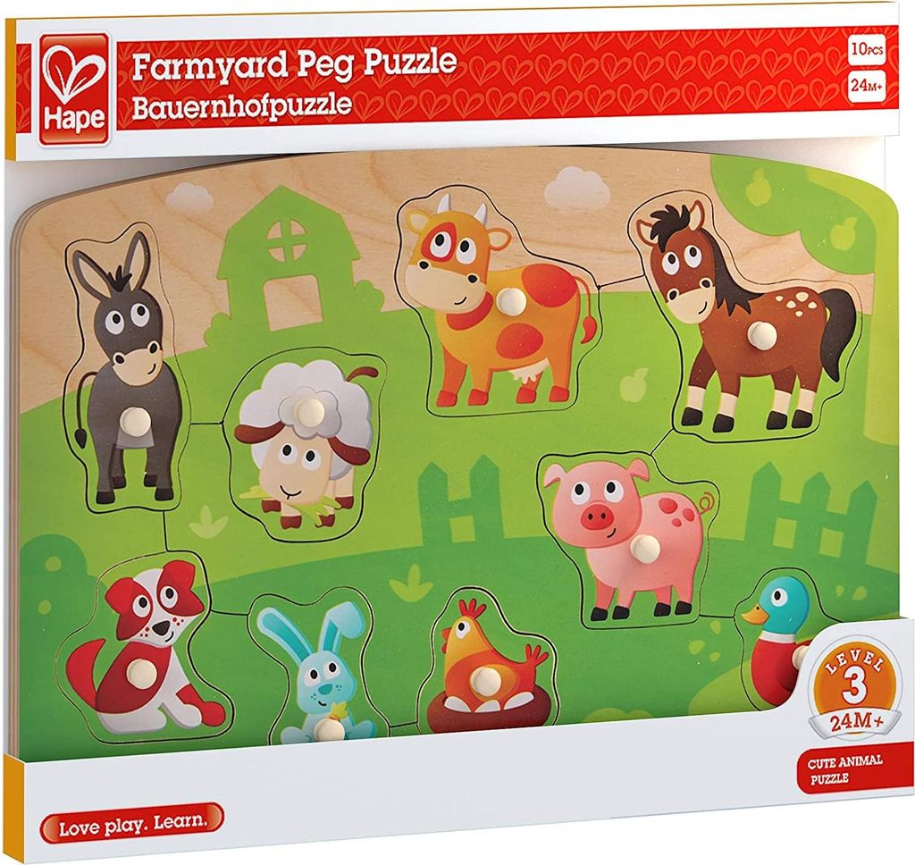 Hape Bauernhofpuzzle (Kinderpuzzle)
