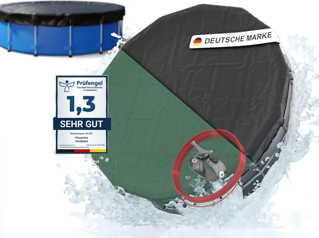 Planenfux PP02 Copertura Piscina Rotonda 400cm - Telo Invernale Robusto