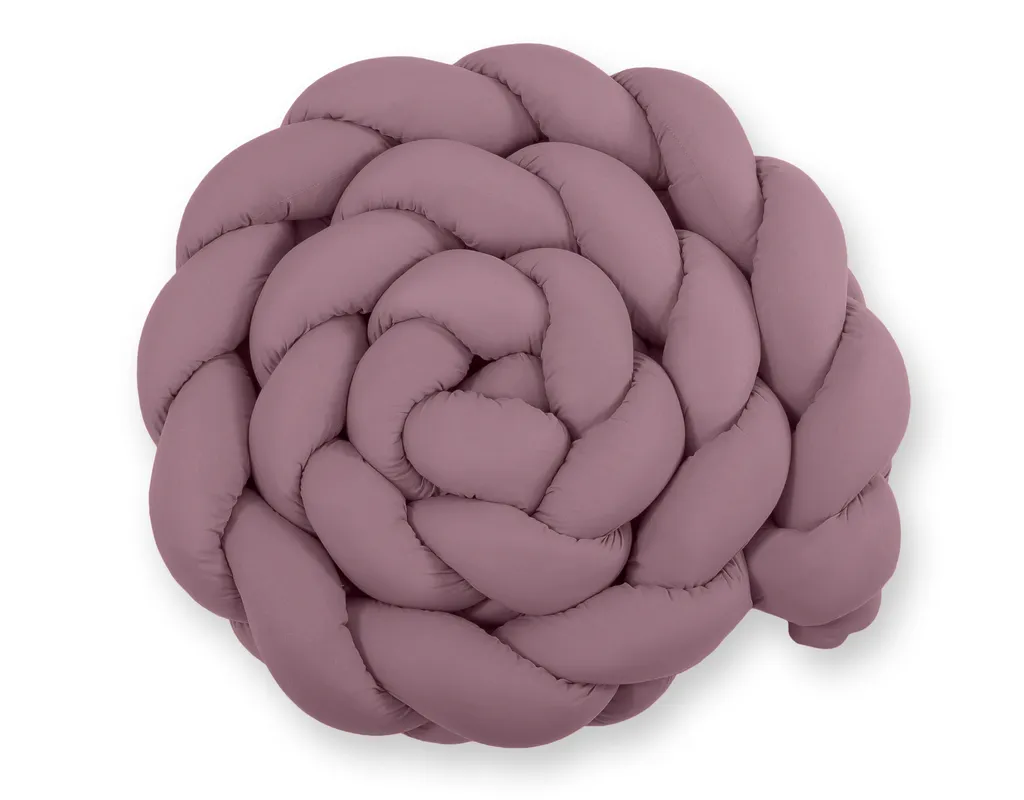 Évitez les chocs avec ce protecteur de lit tressé 360cm rose rétro