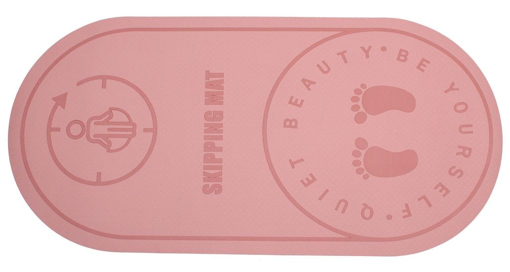 Skipping Mat 8 Sportmatte rosa, 1 stück
