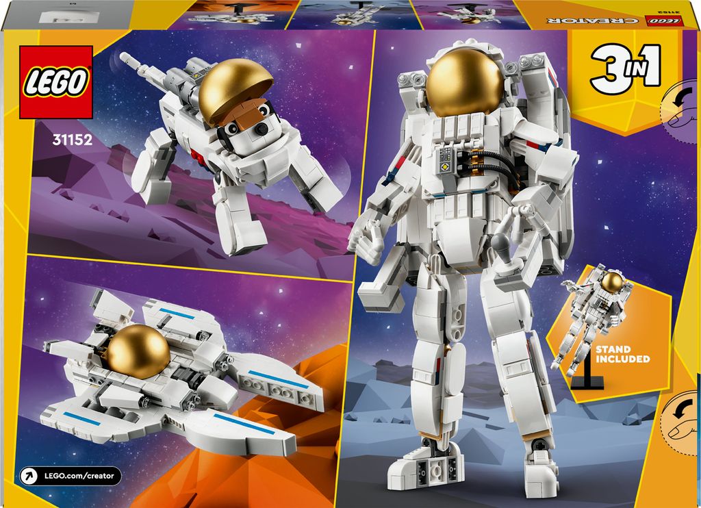 LEGO Creator 3in1 Astronaut im Weltraum Spielzeug, Produktbild 8