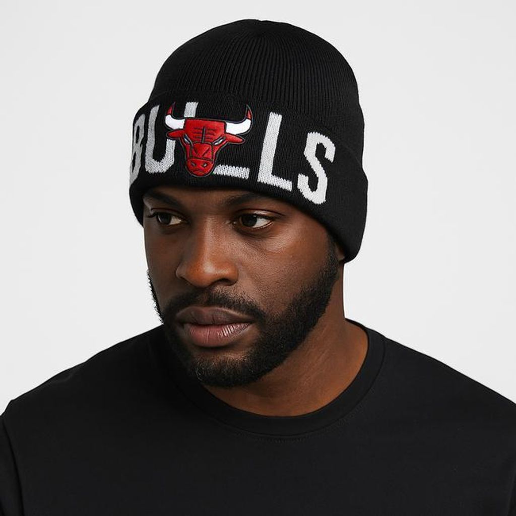 Bonnet New Era Strick Wintermütze CUFF - Chicago Bulls Image du produit 