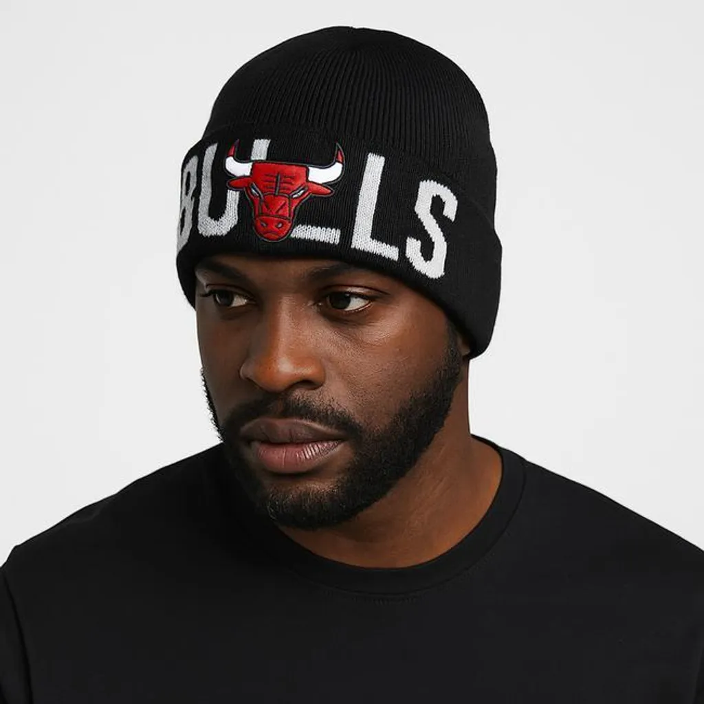 Berretto Chicago Bulls New Era: Cappello Invernale NBA Bulls Cuff