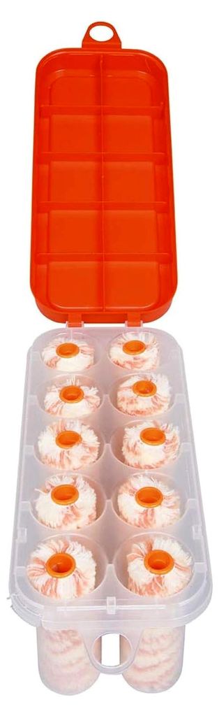 Click&Roll 10er Box Heizkörperwalze Malerstreif 10 cm / 12 mm Florhöhe