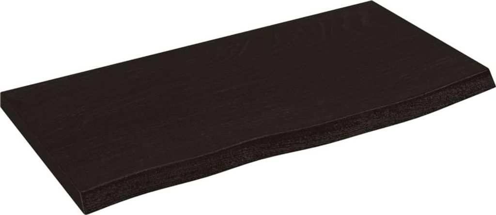 vidaXL Umyvadlová deska tmavě hnědá 60x30x2 cm ošetřené Obrázek produktu 