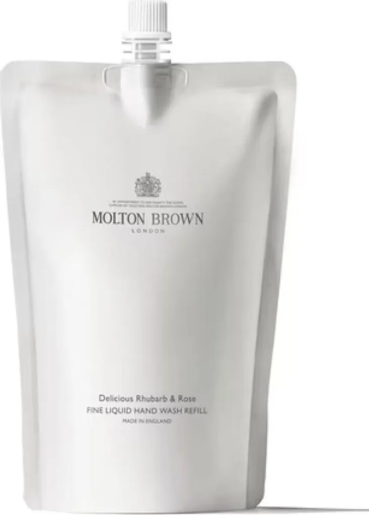 Molton Brown Rhubarb & Rose Recharge Savon Liquide Mains 400ml Luxe