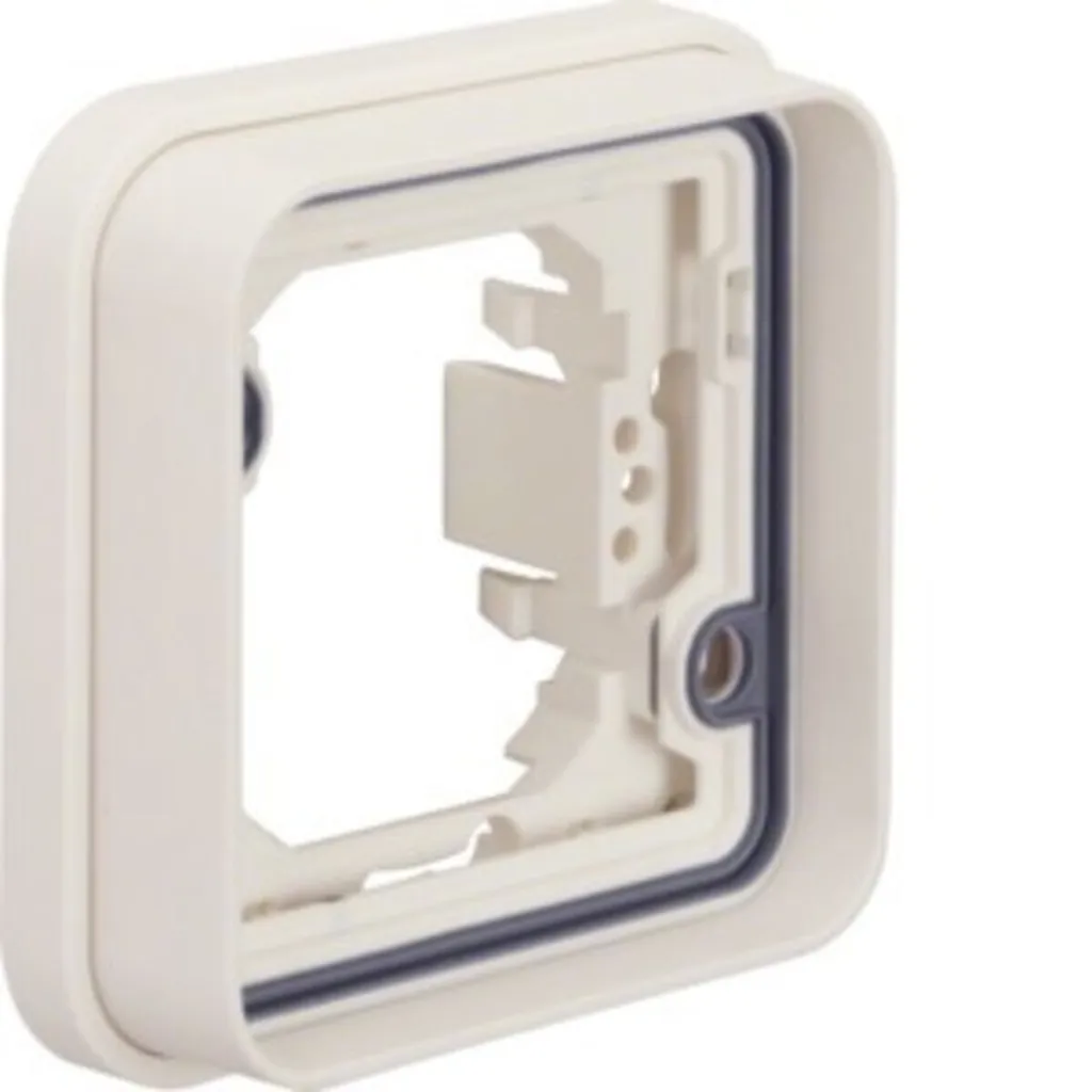 Cadre 1 poste blanc polaire Berker 13283502 pour appareillage mural