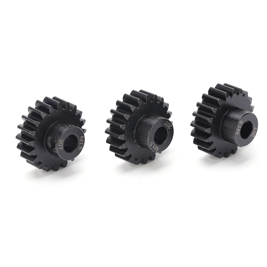 M1.5 ingranaggio del motore del pignone, ingranaggio del motore 20T, pignone M1.5, pignone d'acciaio dell'ingranaggio M1.5, ingranaggio d'acciaio dell'albero di 8mm, albero per il motore senza spazzole dell'automobile di 1/6 1/5 RC - 7