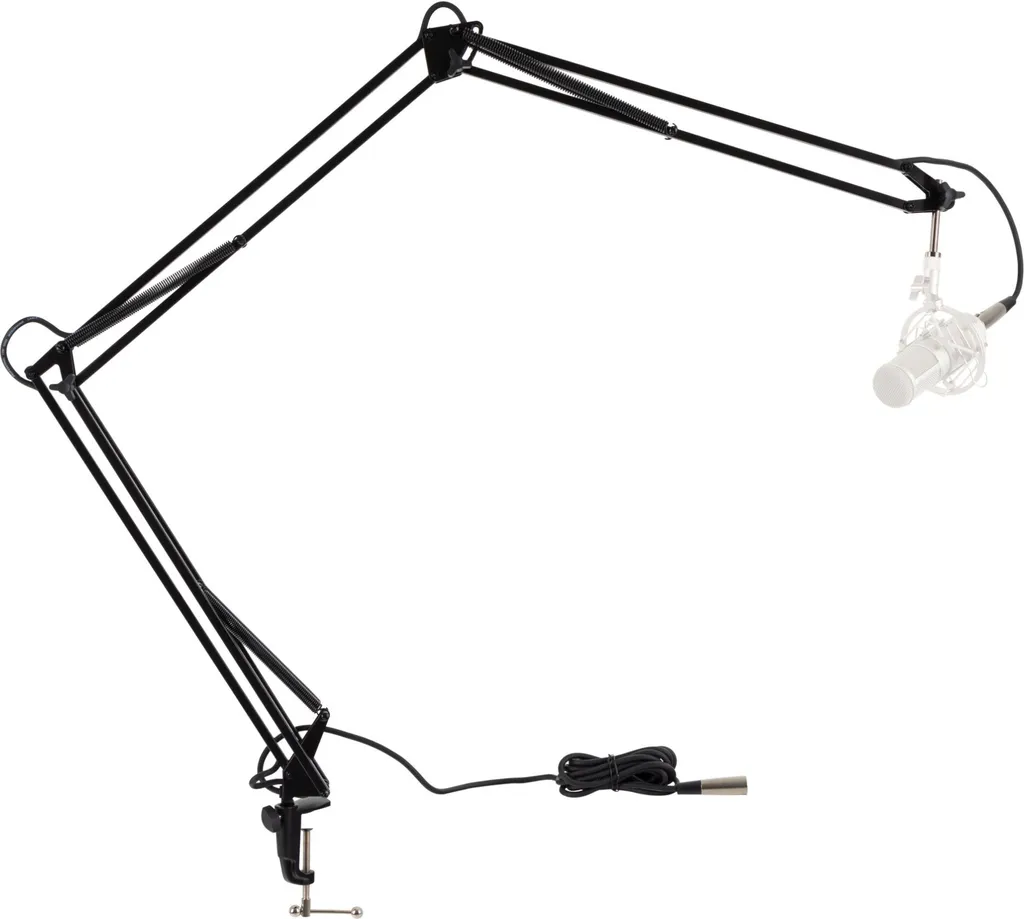 Bras de microphone Proline anti-vibration pour bureau et home studio