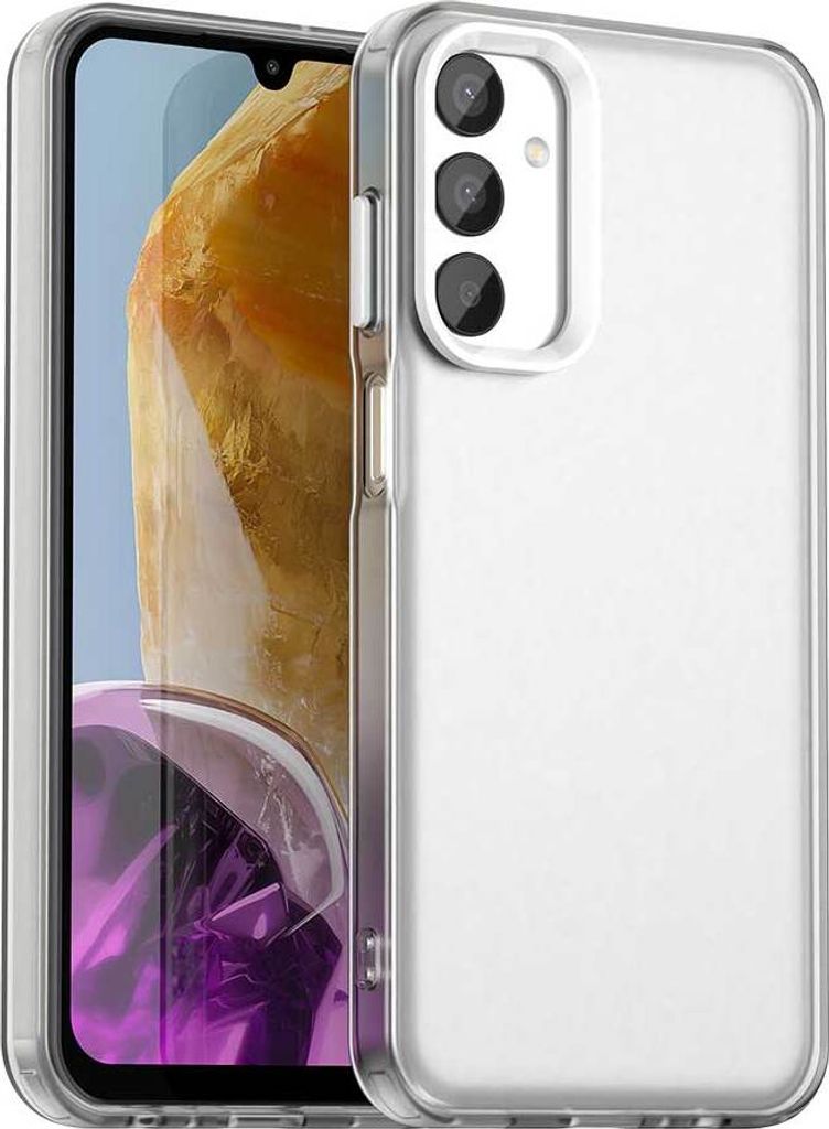 Handyhülle für Samsung Galaxy A05S Schlank Durchscheinend Matt Stoßfest Schutzhülle Weiß