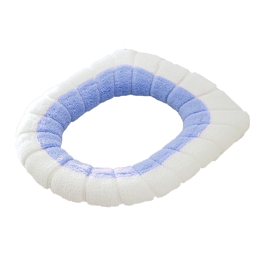 Universelles Badezimmer warme weiche Toilettensitzdeckel Deckel Mattenpolster Kissen Wohnkultur-Blau