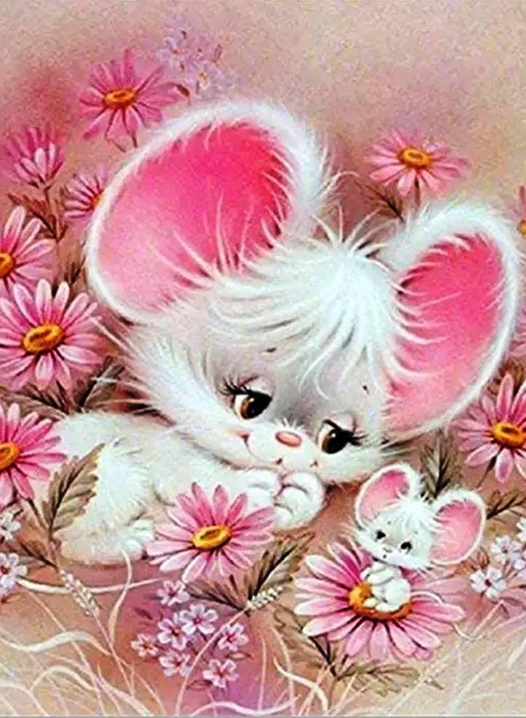 Diamond Painting Vollbild 30x40 mit runden Steinen