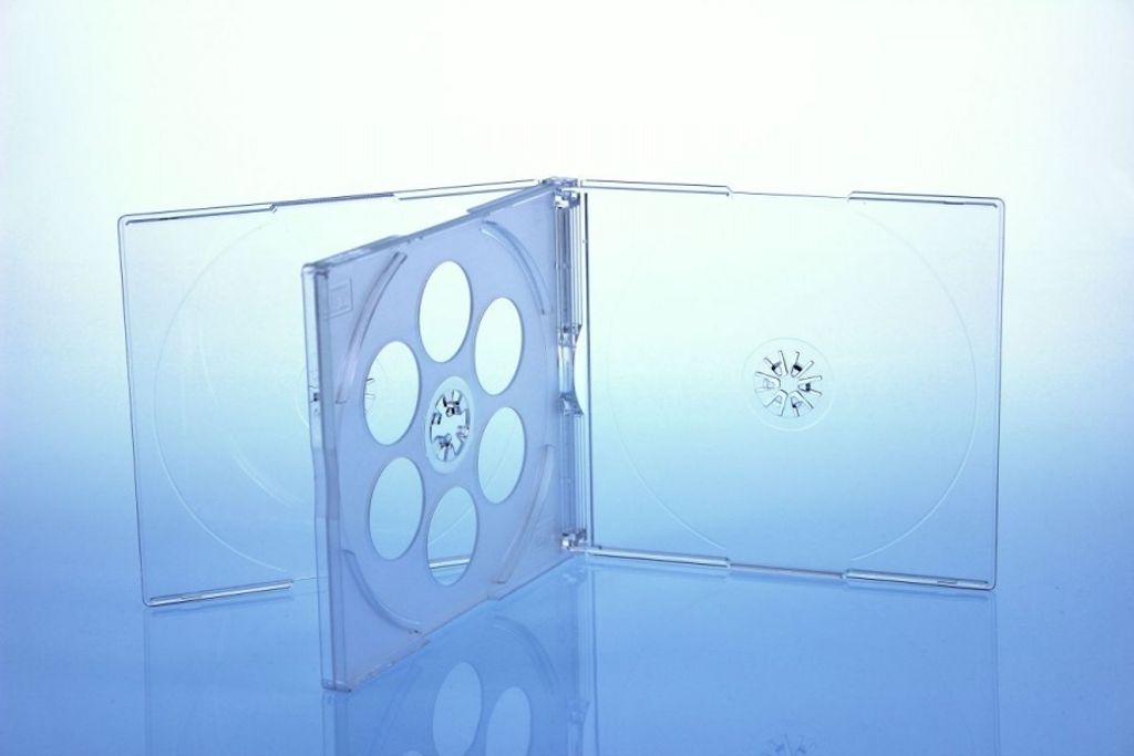 CD/DVD Jewelcase 4fach 4er / Hüllen für 4 Disc / Produktbild 