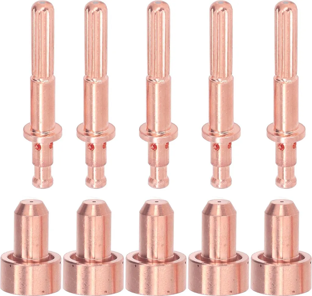 Kit 10 Consommables Plasma MC60 MC100 en Laiton, Électrode et Buse Pro - 2