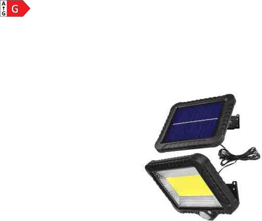 Solárne LED svetlomet Maclean Energy MCE438 so senzorom Obrázok produktu