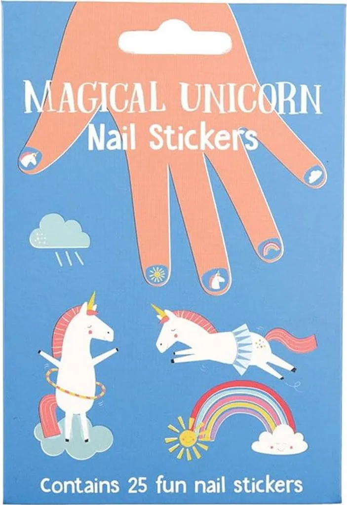 Stickers Unghie Bambini Rex London | Nail Art Unicorno Senza Tossine