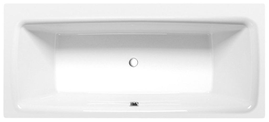 Polysan KVADRA Badewanne mit Rahmengestell 180x80x47cm, weiß