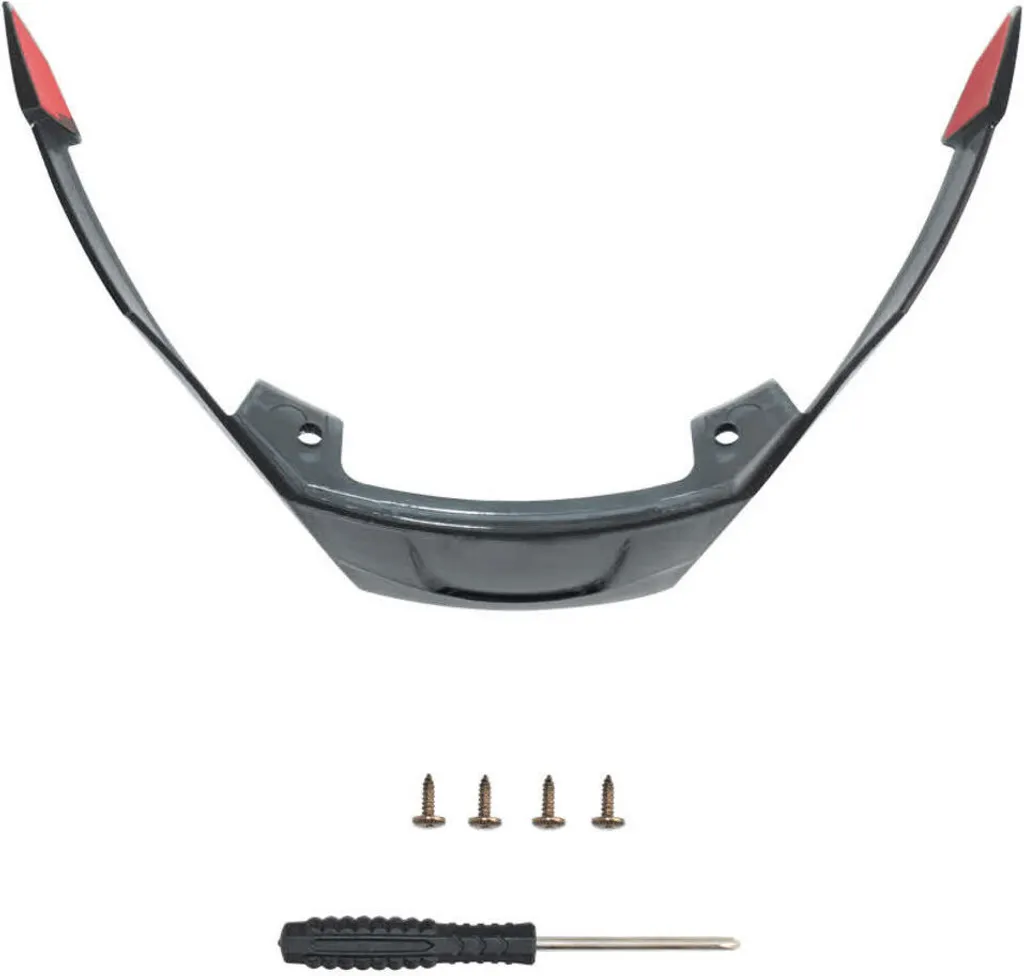Casque Anti-Turbulences SKA-P 3MH SPEEDER Noir Mat Spoiler Arrière