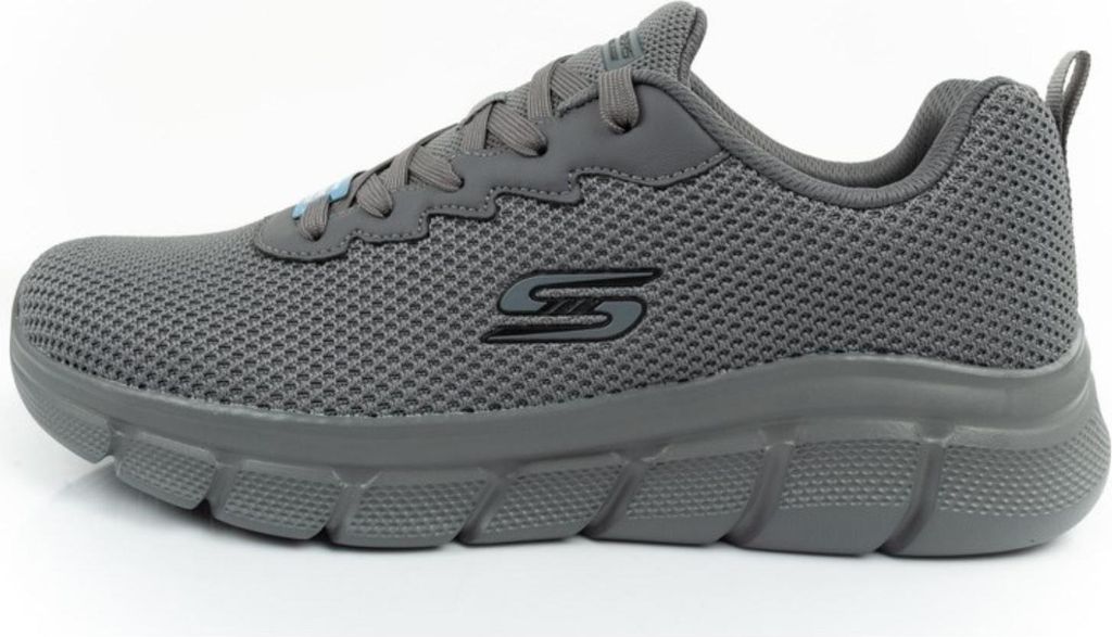 Skechers Herren-Sneaker SKECHERS BOBS SPORT B FLEX - C Dunkel-Grau, Farbe:grau, EU Größe:451/2