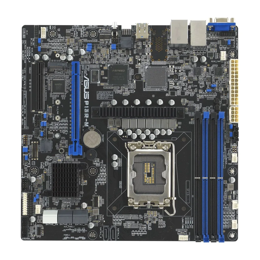 ASUS P13R-M Intel C262 LGA 1700 : stabilisez votre serveur Micro ATX