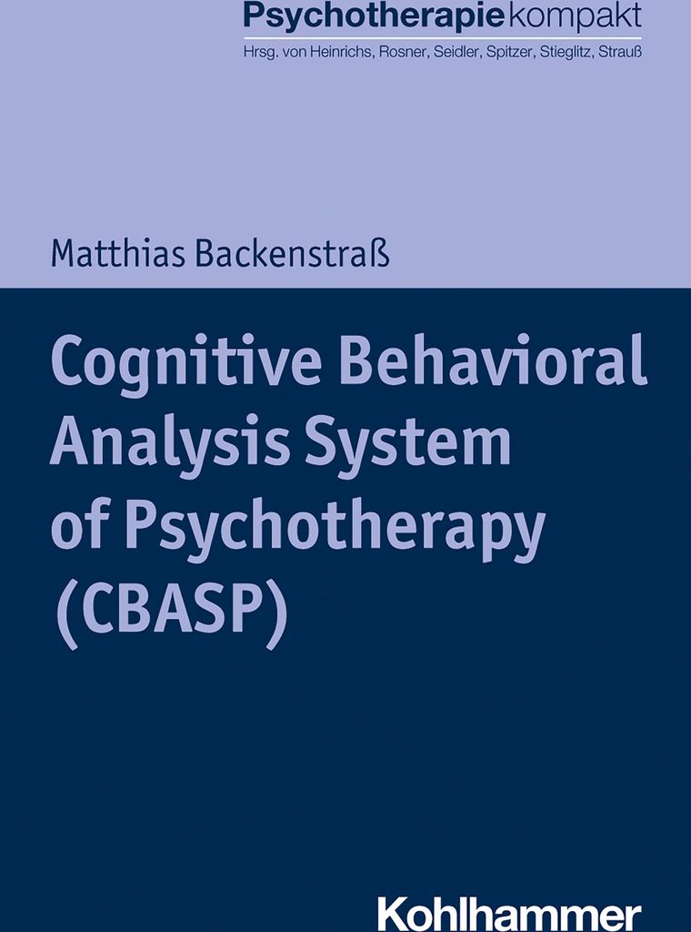 Cognitive Behavioral Analysis System of Psychotherapy (CBASP)
