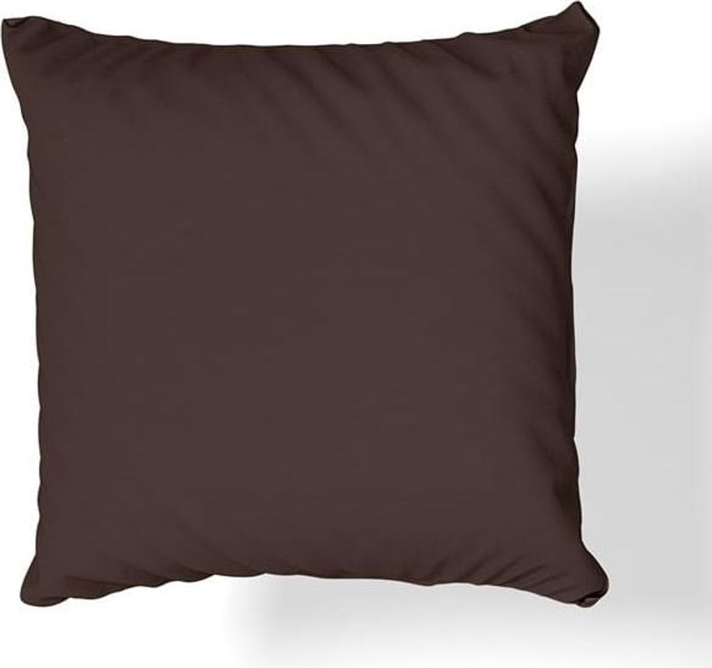 Jersey Kissenbezug 40x40 braun