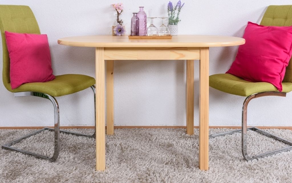 Runder Holztisch