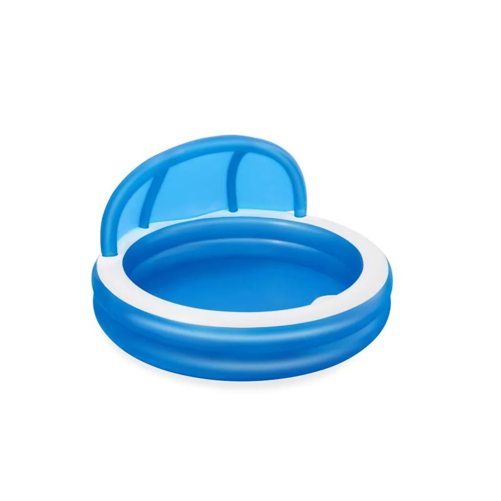 Piscine Hors Sol Carrée avec Pare-soleil Amovible 241x241 cm Bestway