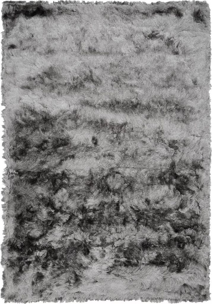 Handgefertigter Shaggy-Teppich mit einfarbigem Muster SG FIN
