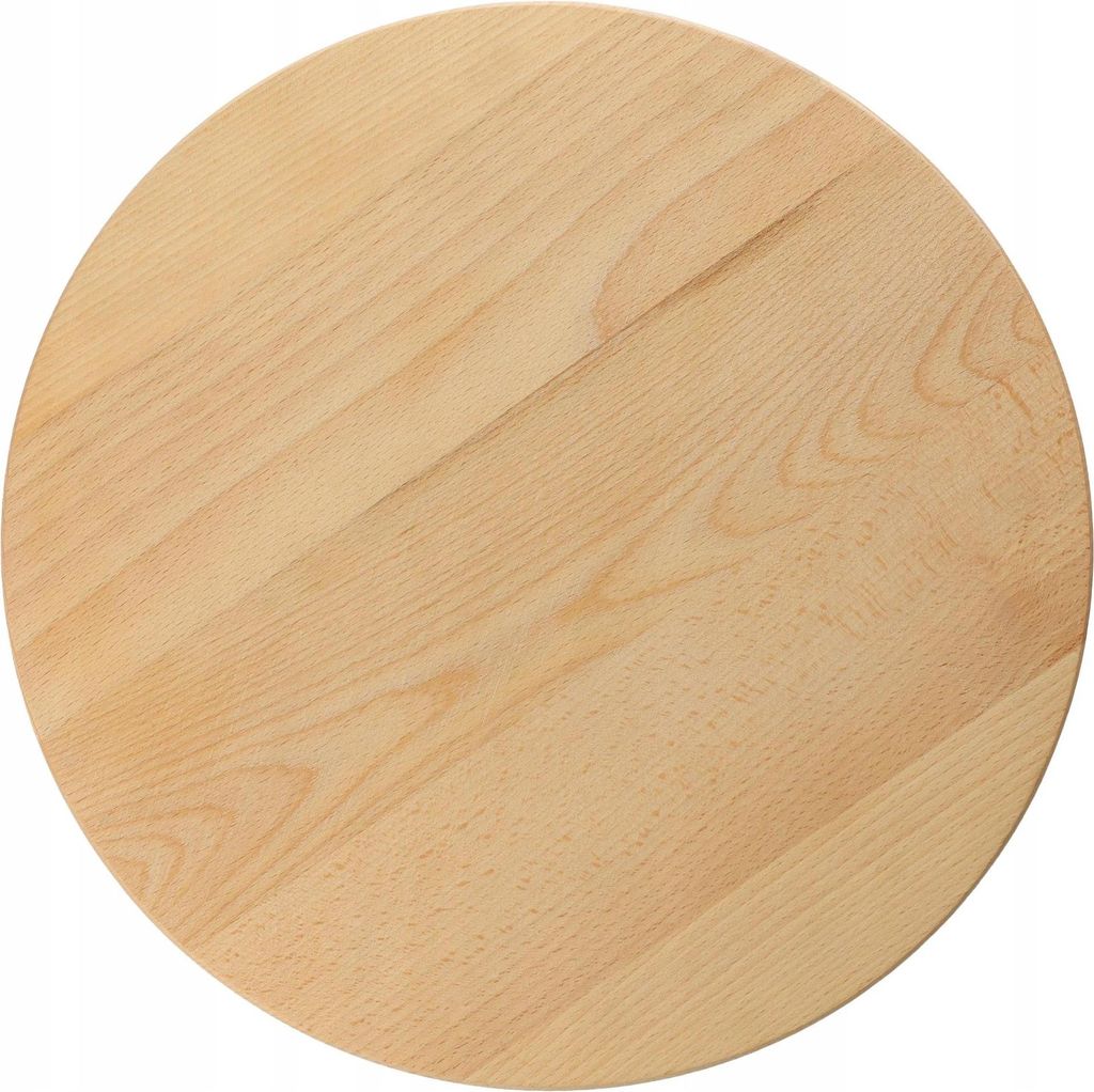 Drehteller - Servierplatte - Rund - 40 cm Durchmesser - Drehbar Lazy Susan - Braun