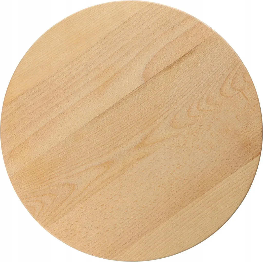 Piatto Girevole Lazy Susan 40cm Marrone - Vassoio Portata in Legno