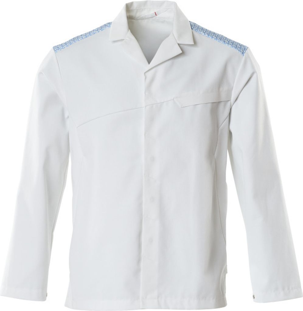 MASCOT® Jacke Arbeitsjacke Größe 2XL, weiss/azurblau | Produktbild 