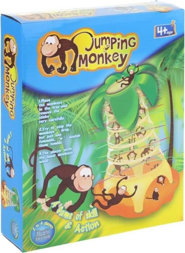 Falling Jumping Monkeys : Jeu d'équilibre ludique en ABS multicolore - 12