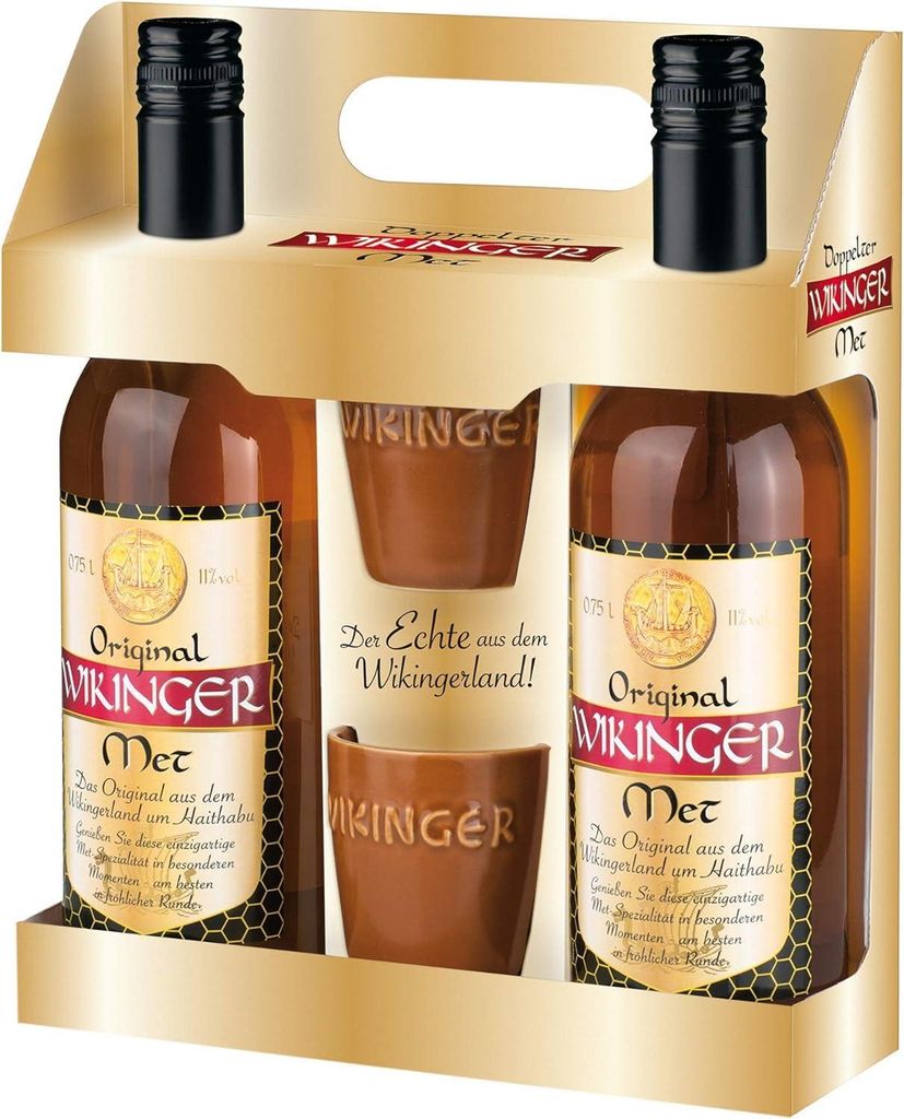 Original Wikinger Met im Geschenkset | 2x0,75L inkl. 2 Produktbild 