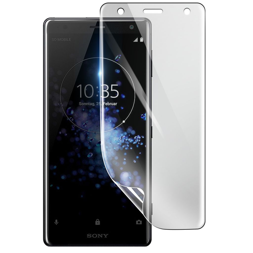 3mk, Stoß- und kratzfester Hydrogel Bildschirmschutz für Sony Xperia XZ2, Transparent