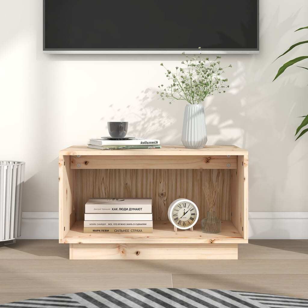 "Rabatt" TV-Schrank - Fernsehschrank - TV-Lowboard - 60x35x35 cm Massivholz Kiefer - TV-Schränke CC21100