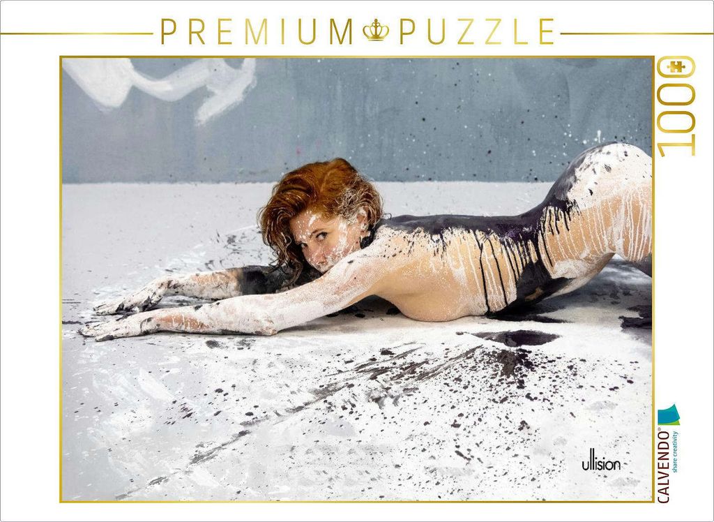 CALVENDO Puzzle Schwarzweiß - Elysium | 1000 Teile Lege-Größe 64x48cm Foto-Puzzle für glückliche Stunden