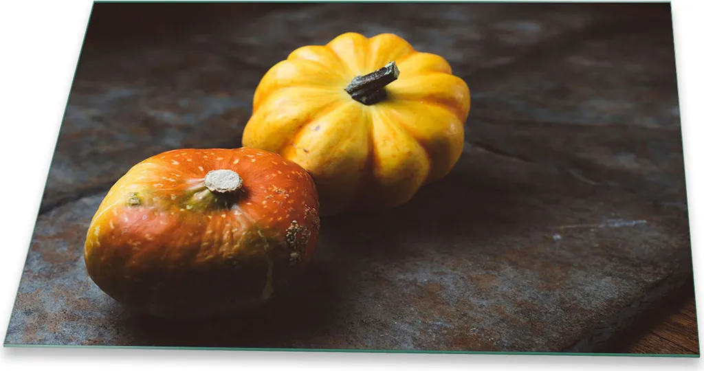 Piastra Vetro 80x52 Giallo Frutta Decorazione Alzatina Cucina