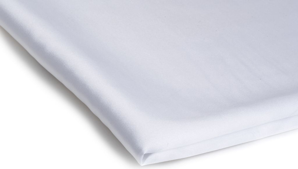 Satén tenký s lycrou bílý 50 x 150 cm Obrázek produktu 