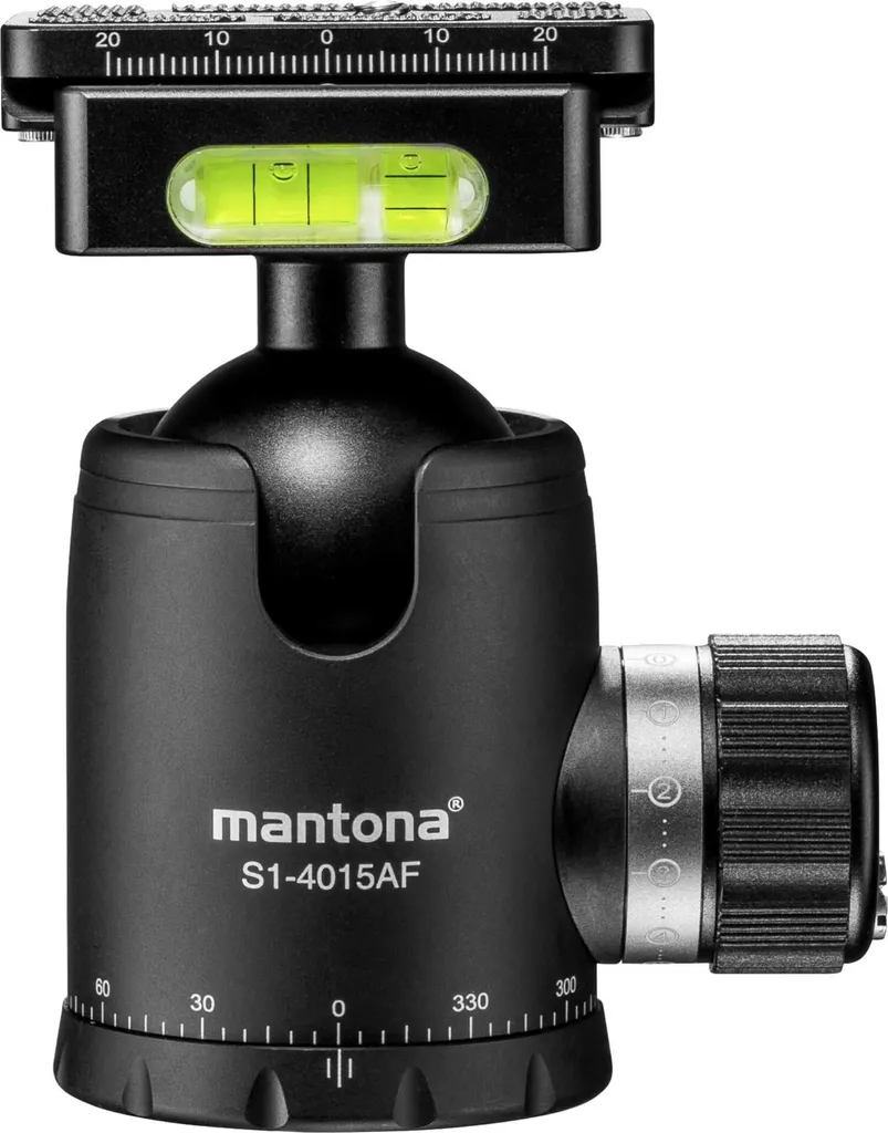 Mantona Fortress 40 rotule anti-vibration pour photos nettes