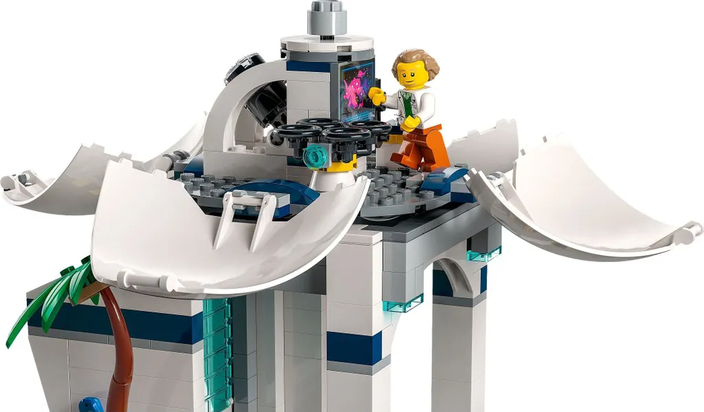 Jeu de construction centre spatial LEGO 60351 avec fusée et figurines - 8
