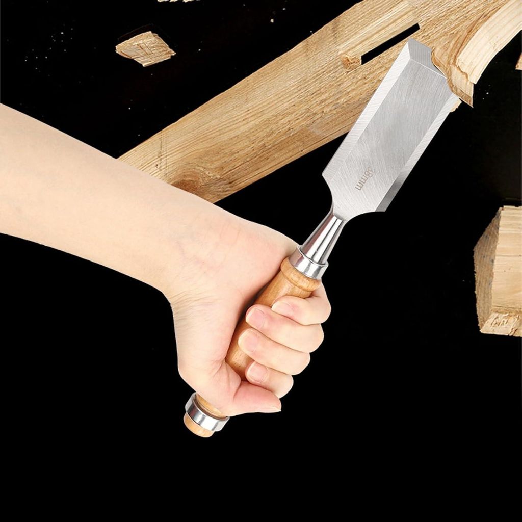 Flachholzmeißel 38 mm - Langlebiges Holzwerkzeug für Tischlerarbeiten