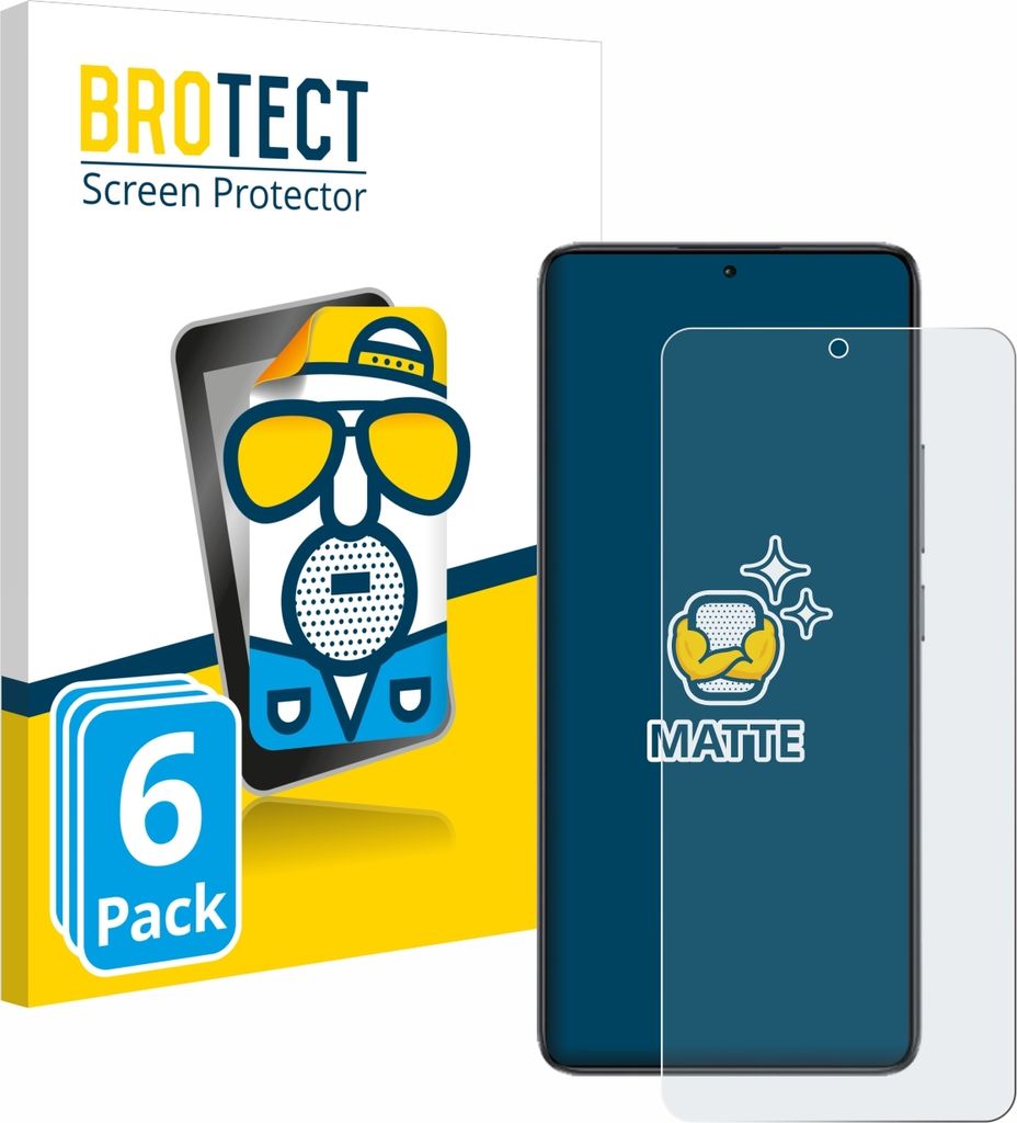 6x BROTECT Schutzfolie für Xiaomi Poco F7 Ultra Displayschutz Displayschutzfolie Folie Matt Entspiegelungsfolie