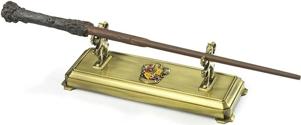 Support baguette magique Harry Potter Gryffondor 20 cm - Socle de luxe