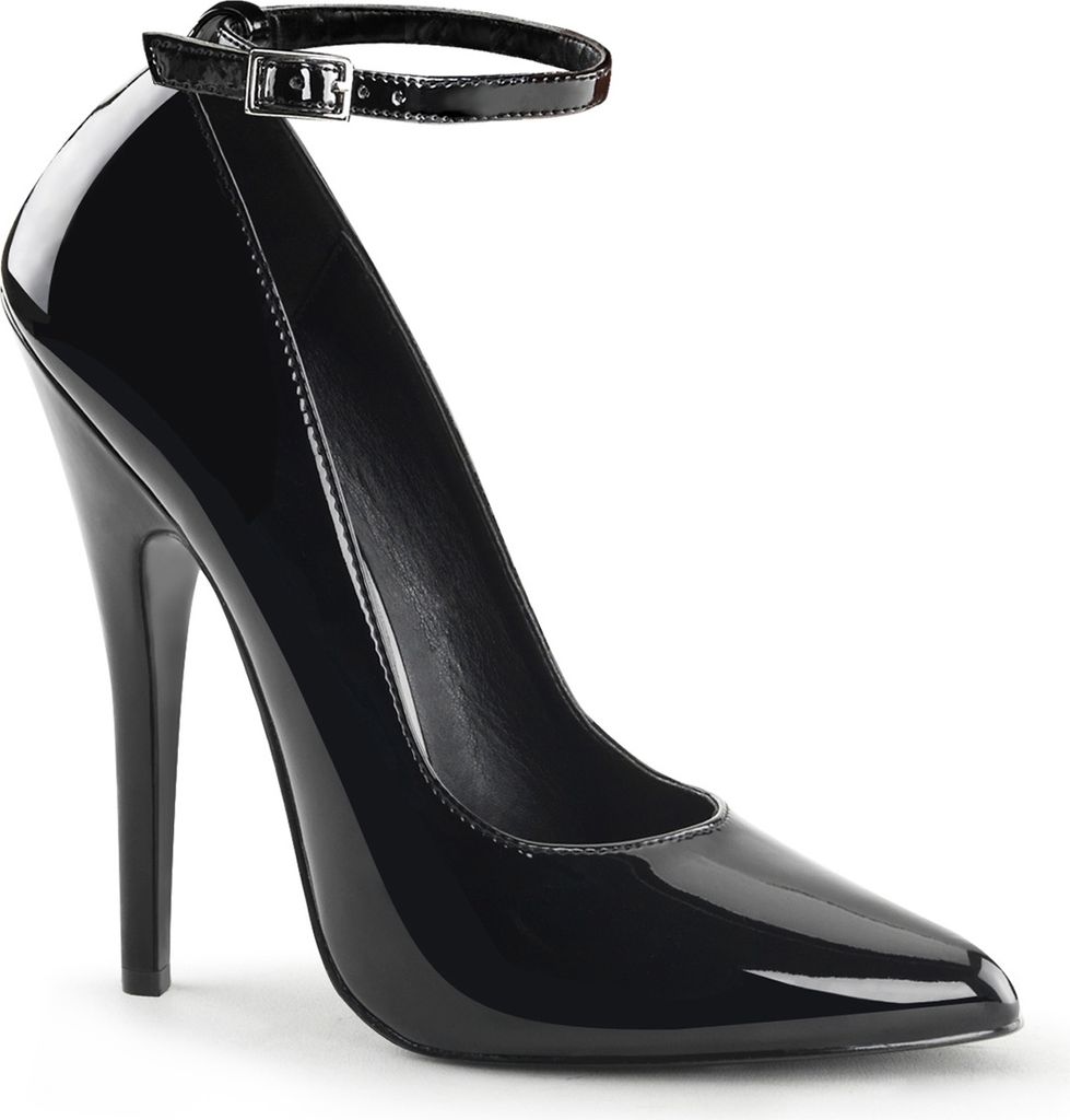 DOMINA-431 Damen Pumps von Devious, Schwarz EU 43, US 13