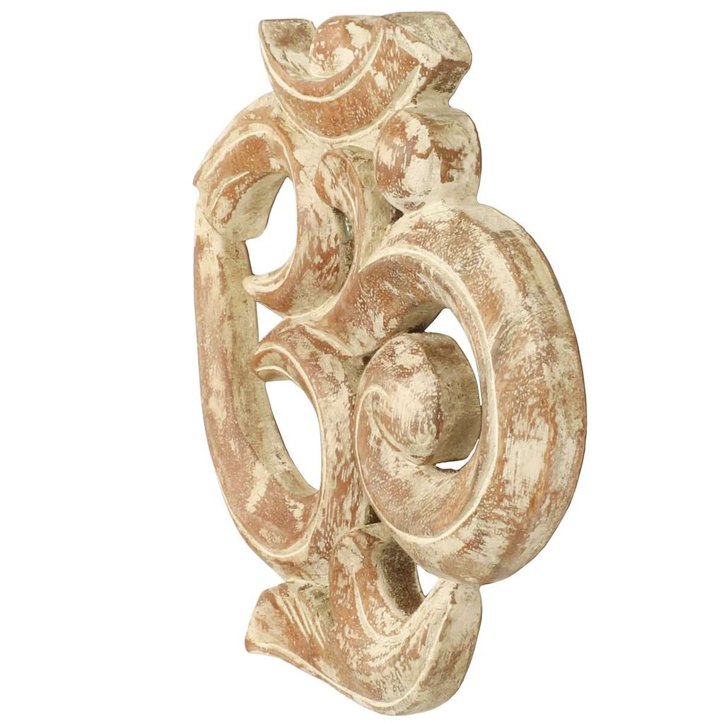 Ohm Zeichen Mandala Relief Mantra Devanagari Deko Soar Holz Rund Om Symbol Aum 