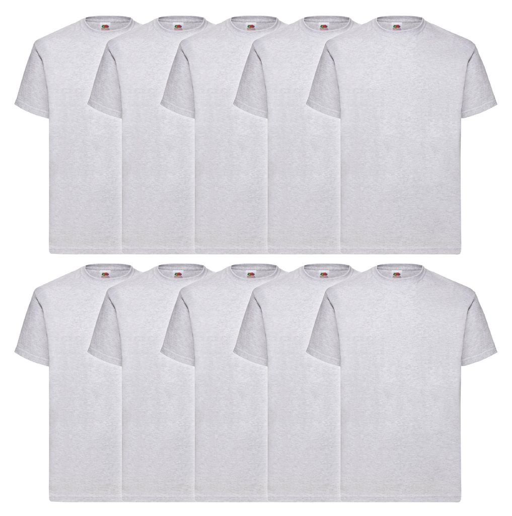 10er Pack Fruit of the Loom Valueweight T-Shirt Farbe: Produktbild 