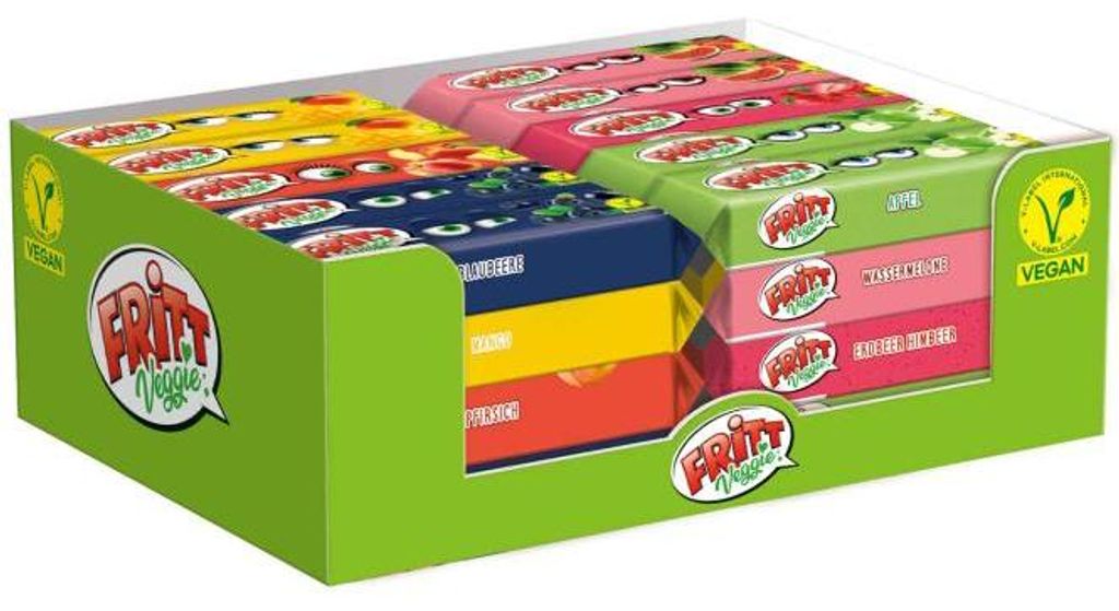 FRITT Strisce di caramelle gommose vegane alla frutta, 6 Immagine del prodotto 