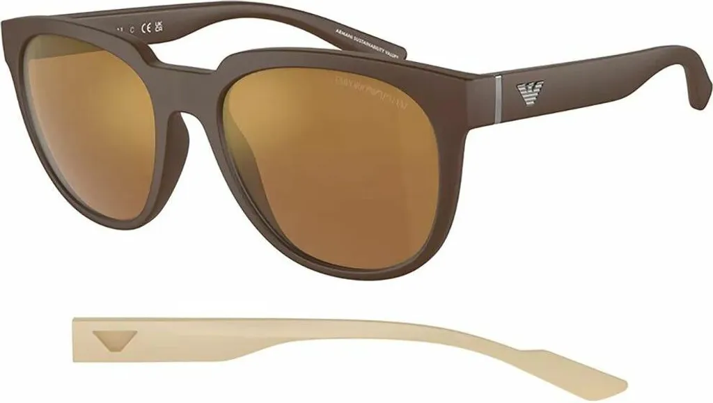 Lunettes de soleil de luxe Emporio Armani pour homme monture de 57mm
